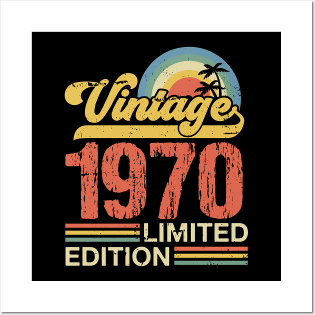 Retro vintage 1970 limited edition Wall Art by Crafty Pirate 